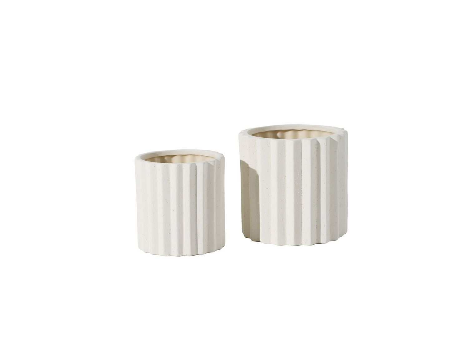 IVORY OFF WHITE CERAMIC TOLLIVER POT VASE (FORMERLY MONTICELLO)
