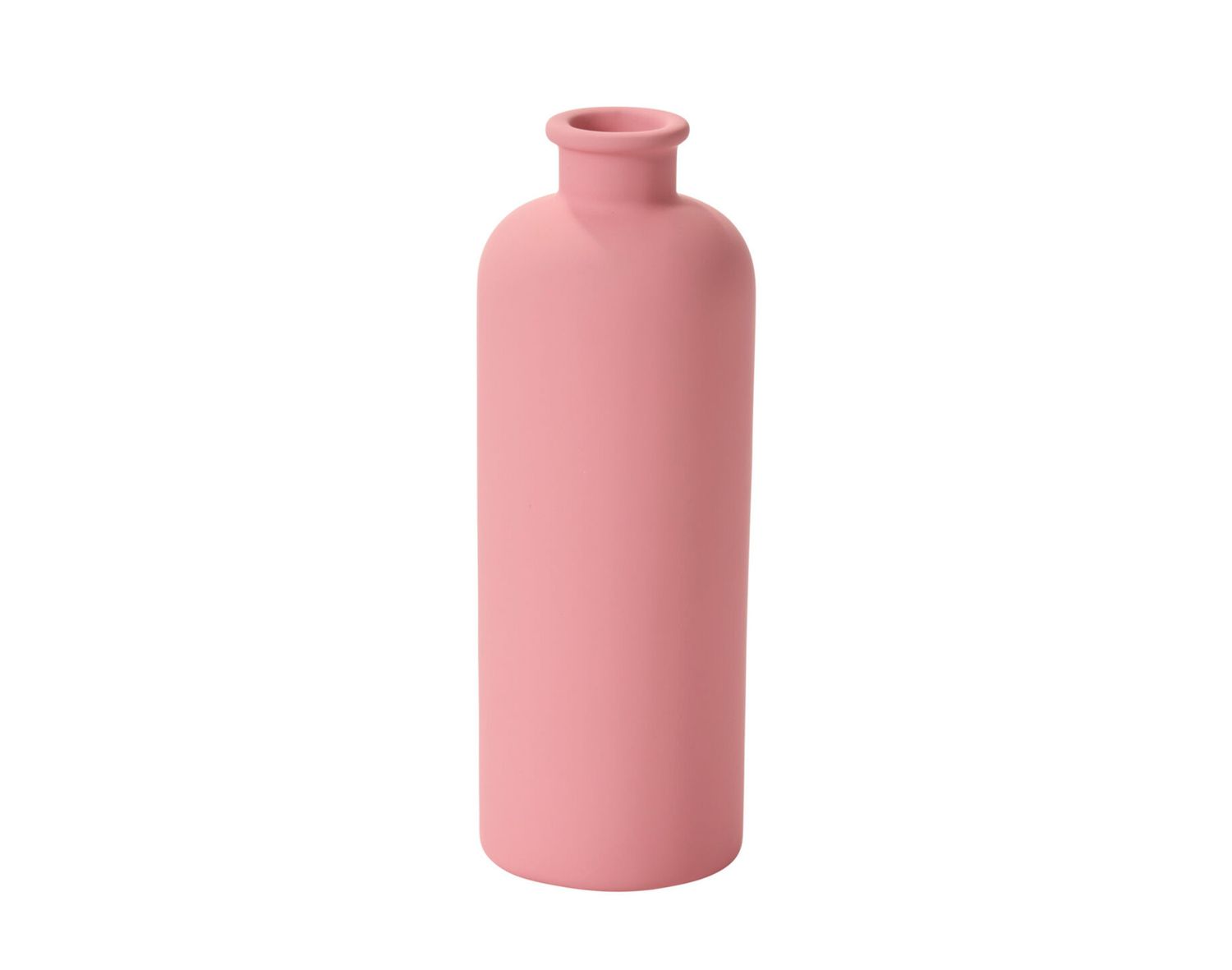 GLADIOLUS CERAMIC BUDVASE PINK 8"H X 2.75" (SKU 19943.04)