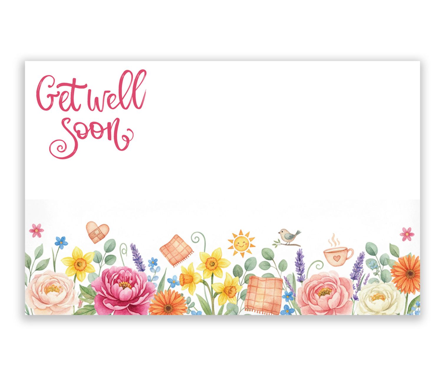 CAPRI CARD "GET WELL SOON" CHEERY  COMFORTS, 50 PIECES