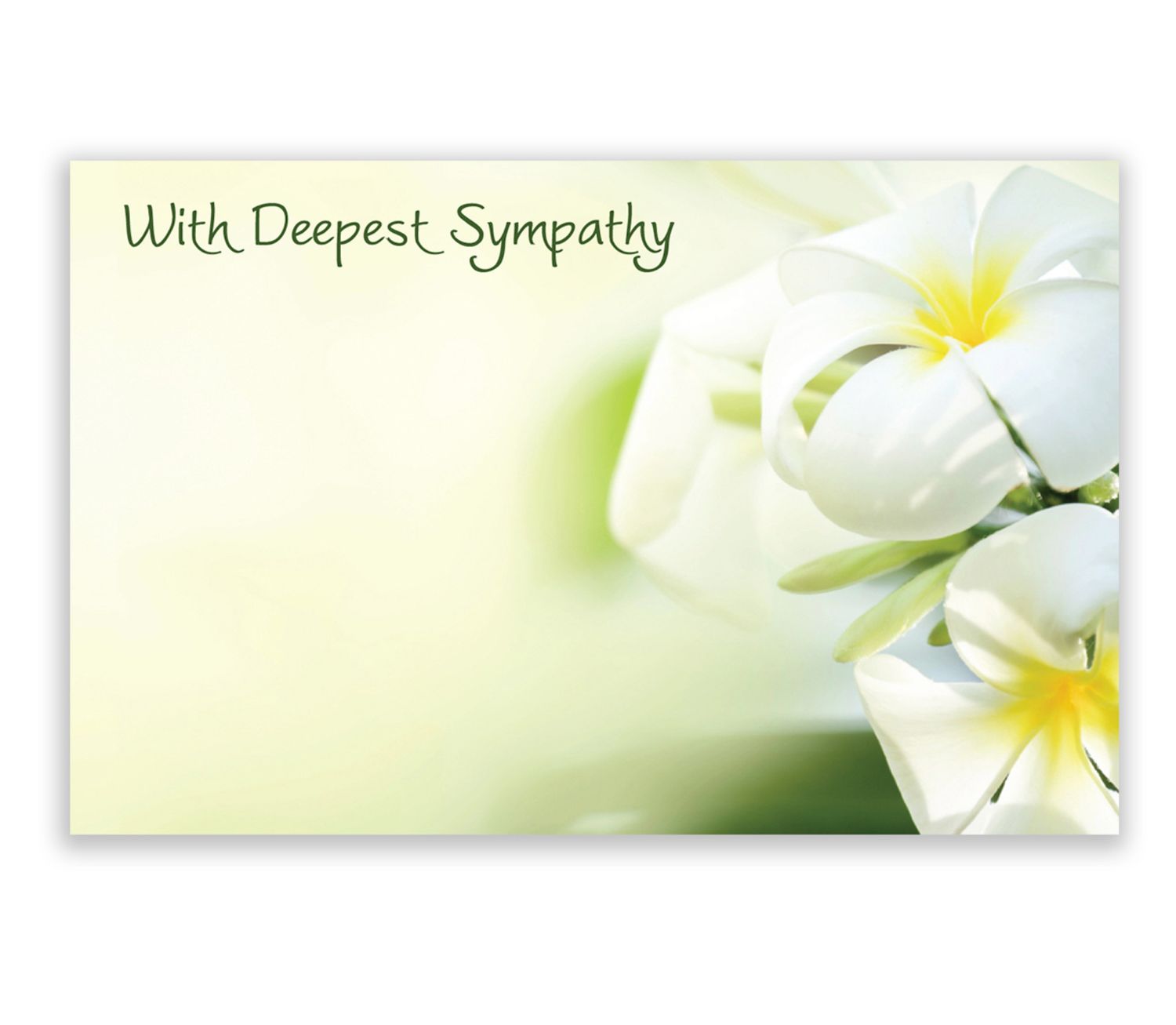CAPRI CARD, WITH DEEPEST SYMPATHY" 50 PIECES