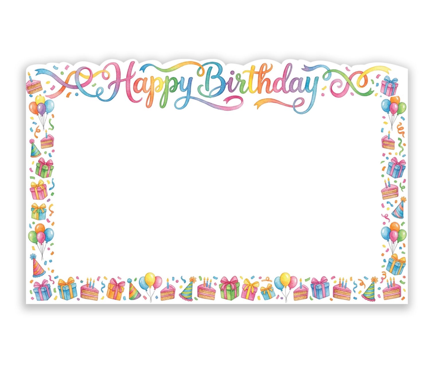 CAPRI CARD "HAPPY BIRTHDAY" PARTY FAVORS, 50 PIECES