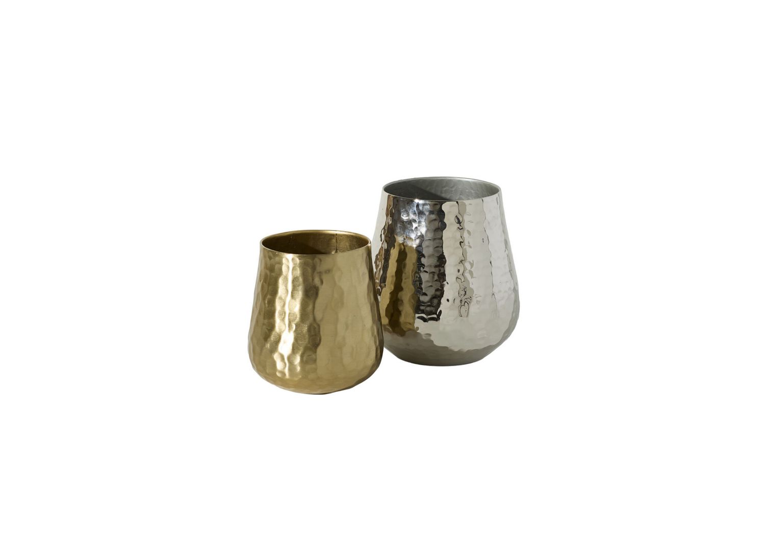 METAL HUX POT VASE