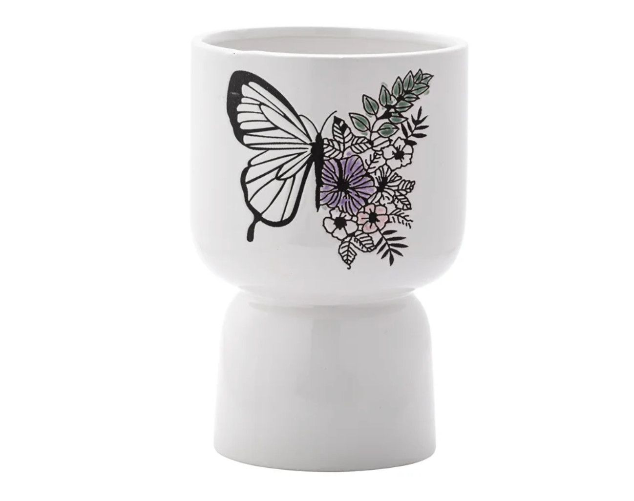 7.75"H X 4.75" LARGE BUTTERFLY PLANTER