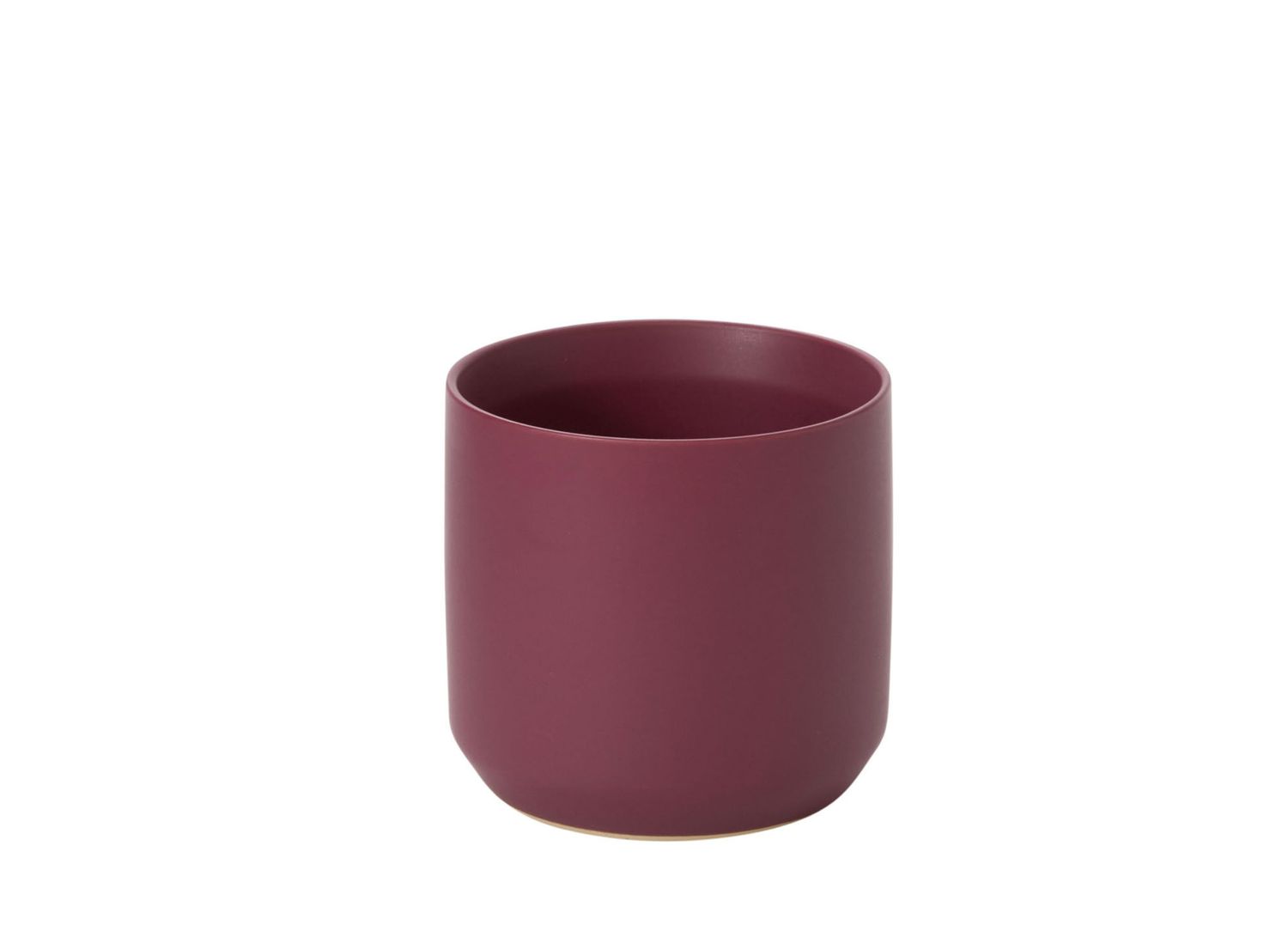 4.5”H X 4.75” PURPLE CERAMIC KENDALL POT