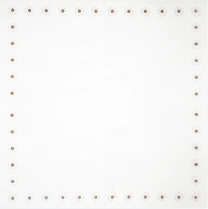 22.5" X 22.5" WHITE OLLITA DE BARRO FLORAL PAPER , 20 PIECES