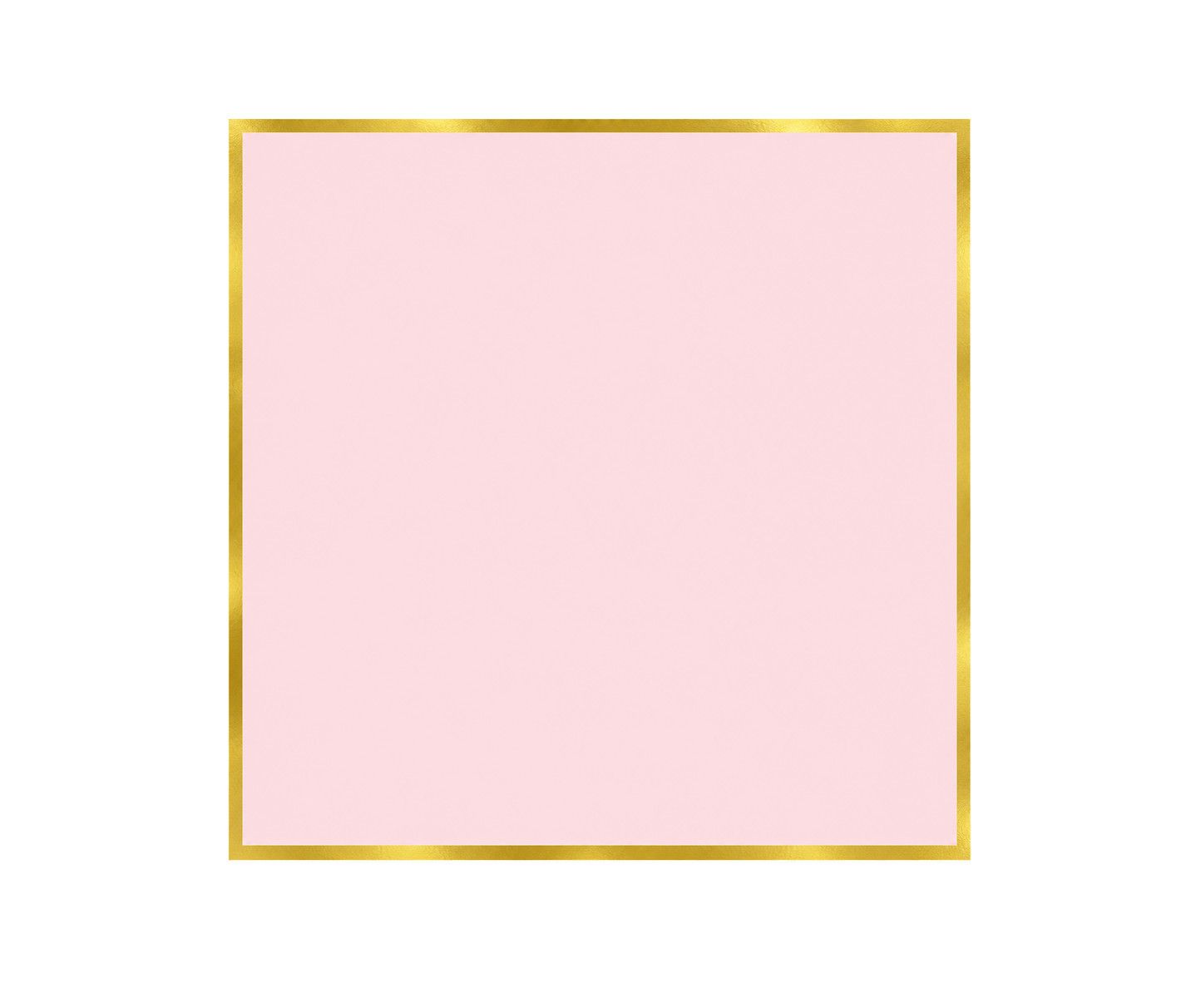 22.5" x 22.5" FLOWER PAPER WITH GOLD EDGES, 20, PIECES