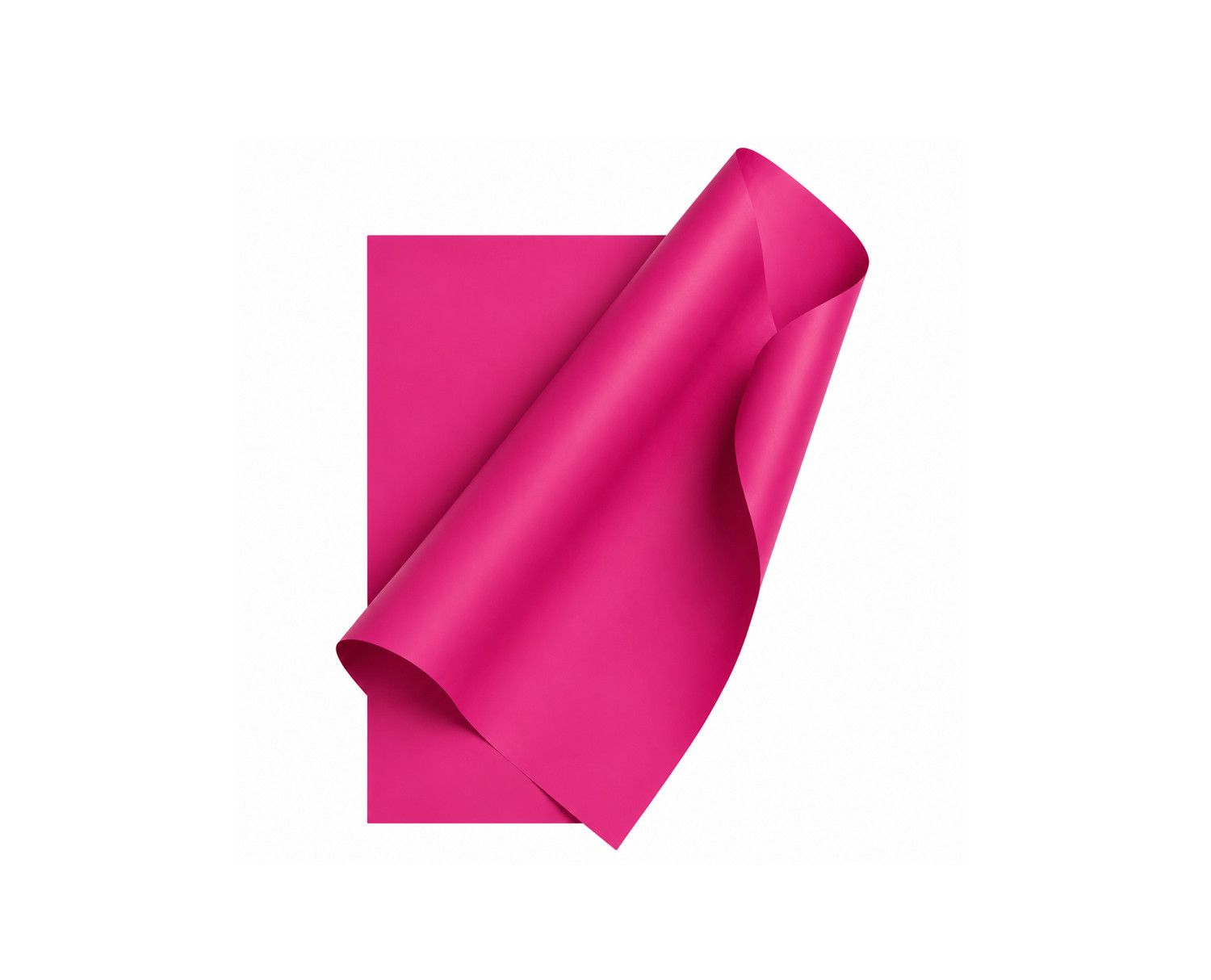 22.5" x 22.5" PINK SOLID FLOWER PAPER, 20 PIECES