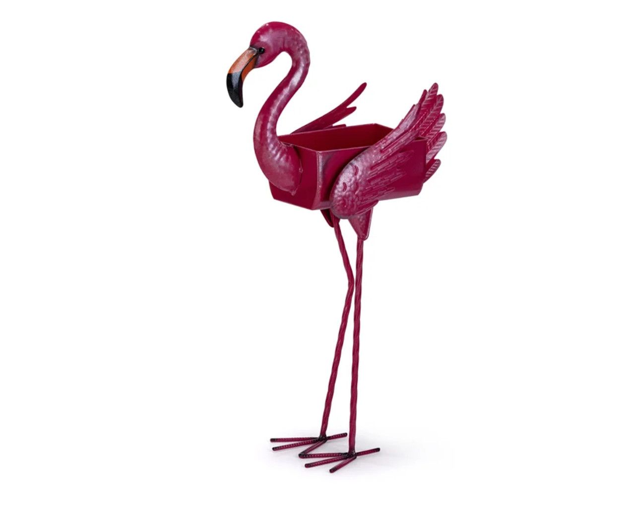 42"h x 16" FLAMINGO PLANTER REG $59.99. ND