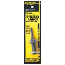 1/2" WHEEL ARBOR 1/4" SHANK CARDED