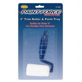 3" Trim Roller and Paint Tray
