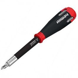 Allway Tools 5-In-1 Composite Shockproof Screwdriver