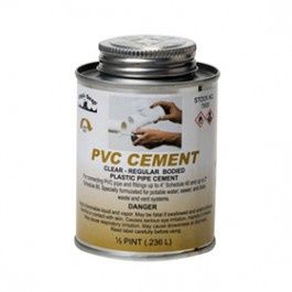 BLACK SWAN  8 OZ CAN PVC SOLVENT CEMENT REGULARBODIED ASTM D-2564