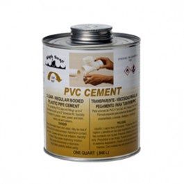 BLACK SWAN 07015 32 OZ CAN PVC SOLVENT CEMENT REGULAR BODIED ASTM D-2564