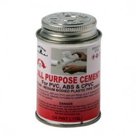 BLACK SWAN 07105 4 OZ CAN ALL PURPOSE SOLVENT CEMENT MEDIUM BODIED CLEAR