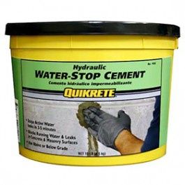 QUIKRETE 10LB HYDRAULIC WATER STOP CEMENT
