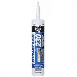 DAP 18300 DYNAFLEX 230 10.1 OZ WHITE PREMIUM ELASTOMERIC LATEX SEALANT 50YR
