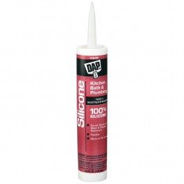 DAP 9.8 OZ CLEAR KITCHEN &amp; BATH 100% SILICONE SEALANT