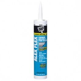 DAP 18542 10.1 OZ ALEX FLEX WHITE PREMIUM MOLDING &amp; TRIM SEALANT INT / EXT