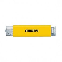 ALLWAY TOOLS EASY KUTTER FLAT ALL METAL NEON BOX CUTTER KNIFE