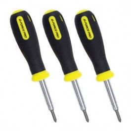 G-FORCE 21524 6-IN-1 ERGO GRIP HANDLE SCREWDRIVER