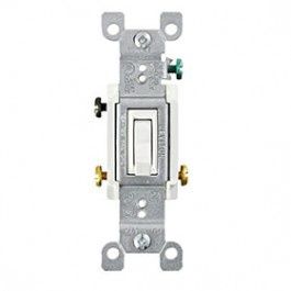 LEVITON  3-WAY GROUNDING SWITCH WHITE