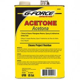 G-FORCE 100% ACETONE  1 GALLON