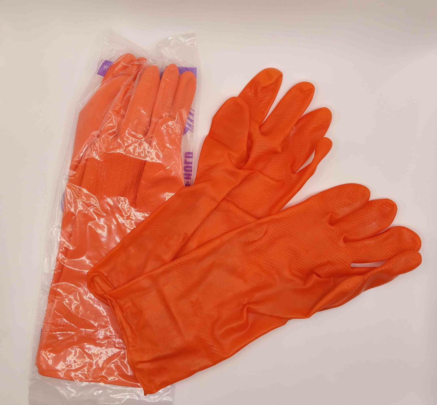Rubber Gloves Orange