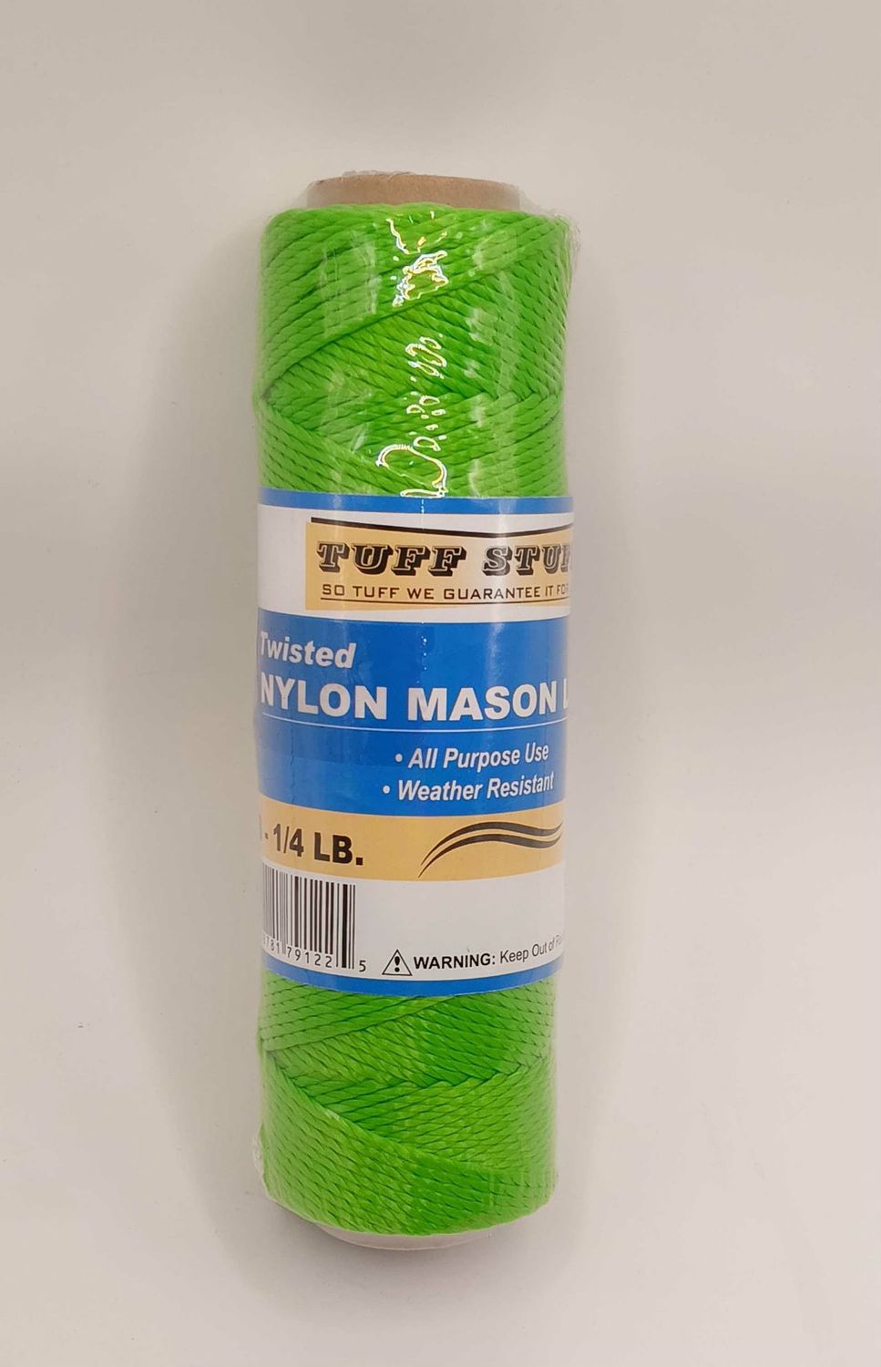 #18 X 275' Twisted Nylon Mason Line - Neon Green