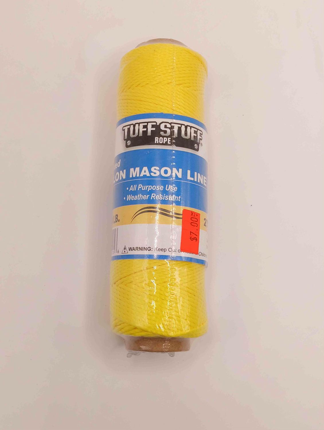 Twisted Nylon Mason Line #18 X 275'  - Yellow