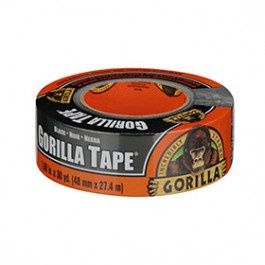 GORILLA GLUE 105629 1-7/8&quot; X 30YDS HEAVY DUTY BLACK GORILLA DUCT TAPE