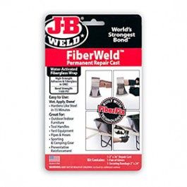 J-B WELD 38236 FIBERWELD PERMANENT REPAIR CAST 2&quot; X 36&quot; WRAP KIT