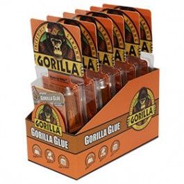 Gorilla Glue Tan Polyurethane Adhesive - 3 g Bottle - Moisture Activated, Waterproof super glue