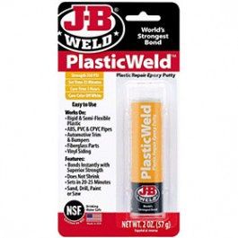 J-B WELD 2 OZ PLASTIC WELD REPAIR EPOXY PUTTY STICK