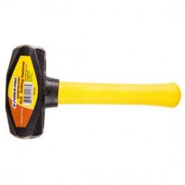 G-FORCE  4 LB HAND DRILLING HAMMER FIBERGLASS HANDLE WITH RUBBER GRIP
