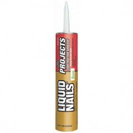 LIQUID NAILS LN-704 407680 10 OZ PROJECTS LATEX CONSTRUCTION ADHESIVE