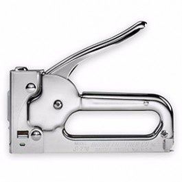 ARROW FASTENER JT21CM-4 JUNIOR TACKER STAPLE GUN CHROME FINISH BUILT-IN LIFTER