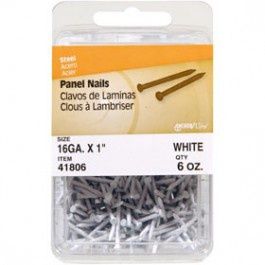 IMPEX 41806 6 OZ XL-PAK 1" WHITE PANEL NAILS