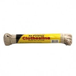 G-FORCE  #8 X 100' COTTON BLENDED CLOTHESLINE (2 ROLLS OF 100' CONNECTED)
