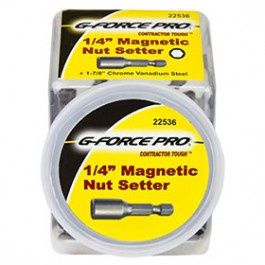 G-FORCE 22536 1/4" MAGNETIC NUT SETTER