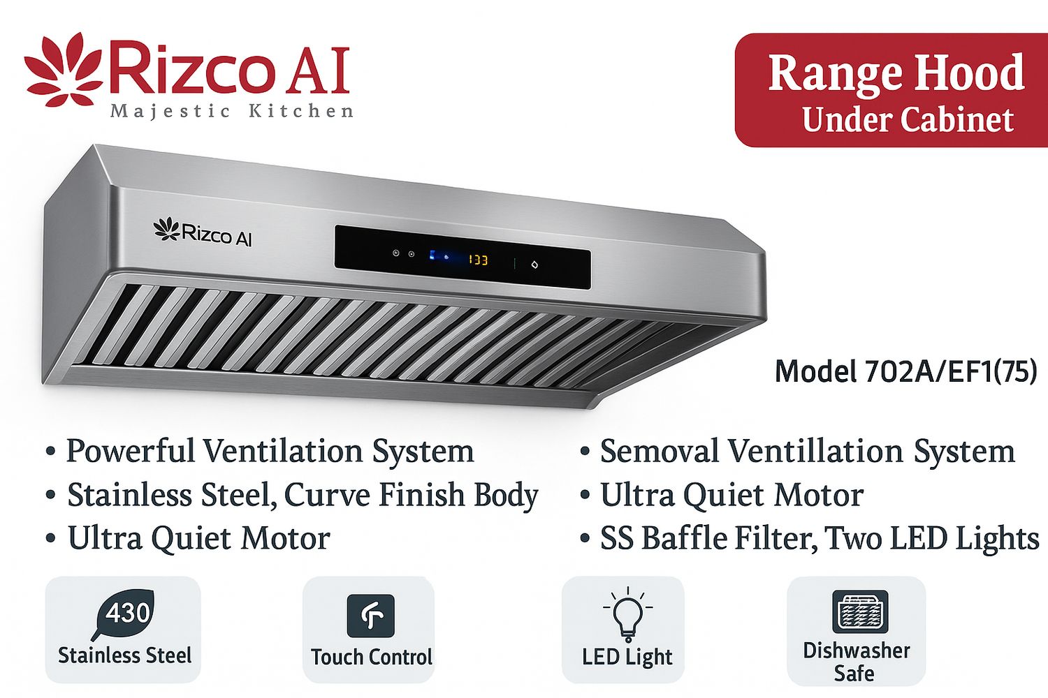 702A/EF1(75) Kitchen Hood