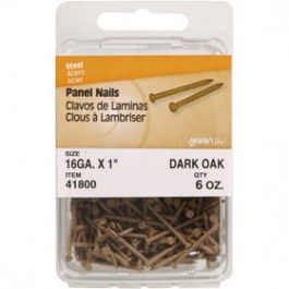 IMPEX 41800 6 OZ XL-PAK 1" DARK OAK PANEL NAILS