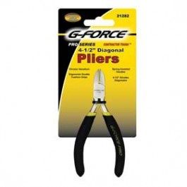 G-FORCE 21282 4-1/2" MINI DIAGONAL PLIERS ERGO GRIP HANDLE