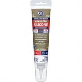 GE 281 2812566 2.8 OZ WHITE ADVANCED SILICONE II KITCHEN &amp; BATH SEALANT
