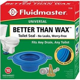 FLUIDMASTER 7530P8 7530P8 BETTER THAN WAX UNIVERSAL WAX-FREE TOILET SEAL