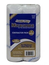 ARROWORTHY  MICROFIBER ROLLER COVER 9" X 9/16" 4PK