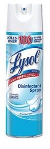 LYSOL DISINFECTANT SPRAY CRISP LINEN 19 OZ LYSOL DISINFECTANT SPRAY CRISP LINEN 19 OZ