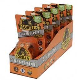 GORILLA CRYSTAL CLEAR TAPE 1.5" X 5YD