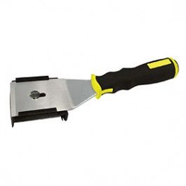 ALLWAY F42X Soft Grip Extendable Push/Pull Scraper with Removable 4-Edge Blade, 2-1/2”