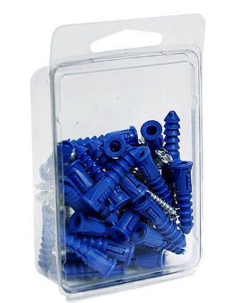Ribbed Anchors with Metal screws 10-12