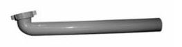WHITE PLASTIC QUICK HOOK-UP BENT WASTE ARM- 1 1/2" x 15"   A2512C